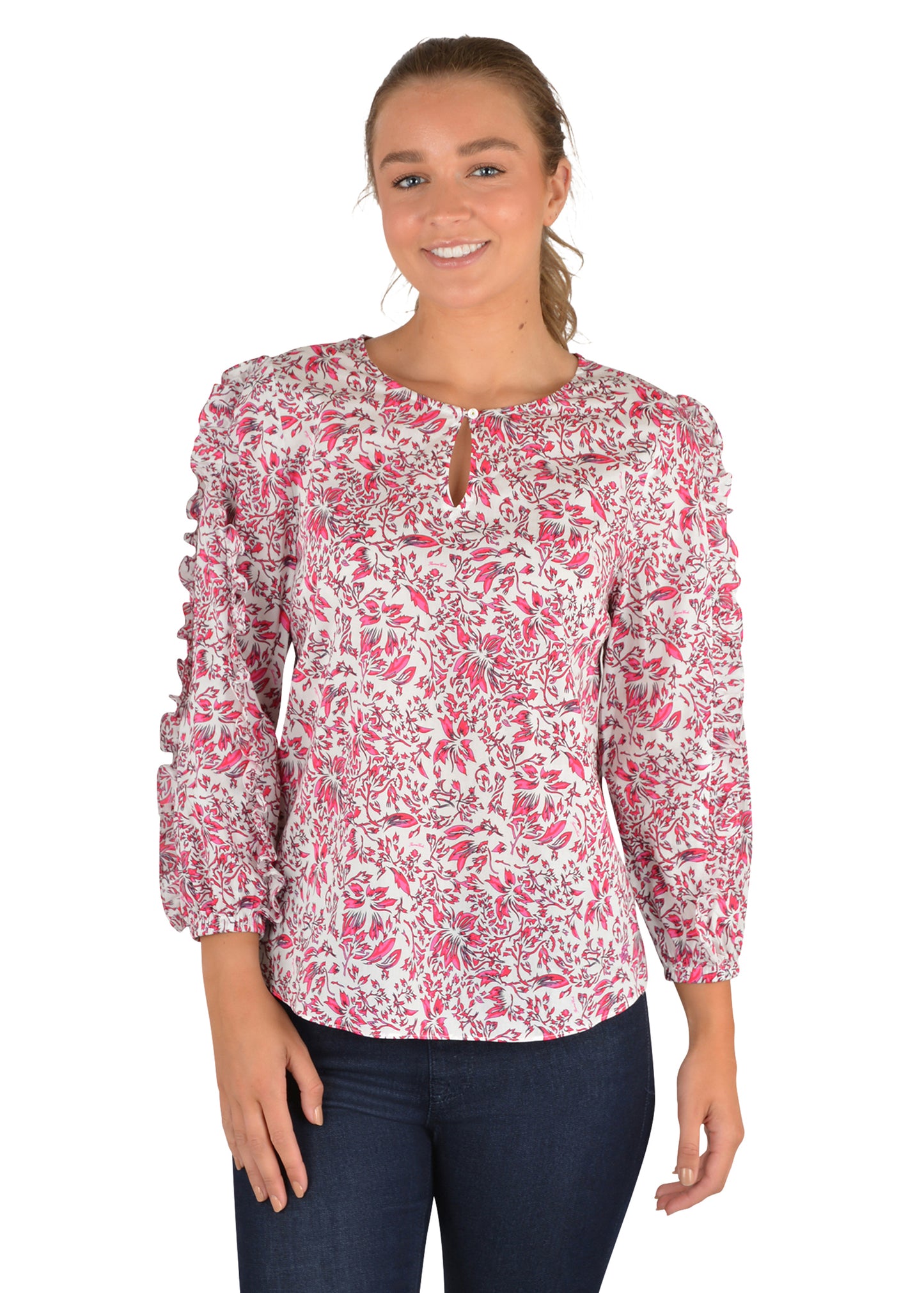 Thomas Cook Ladies Poppy Ruffle Sleeve Blouse - T2S2145060 - ON SALE