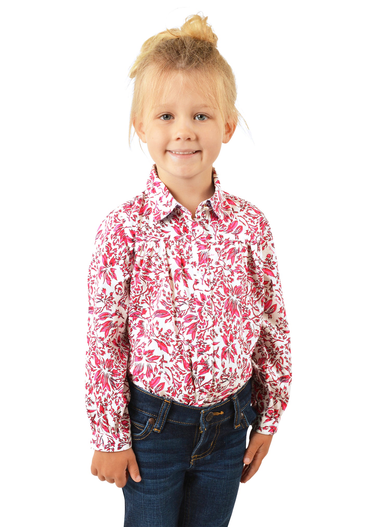 Thomas Cook Girls Poppy Long Sleeve Stretch Shirt - T2S5110060