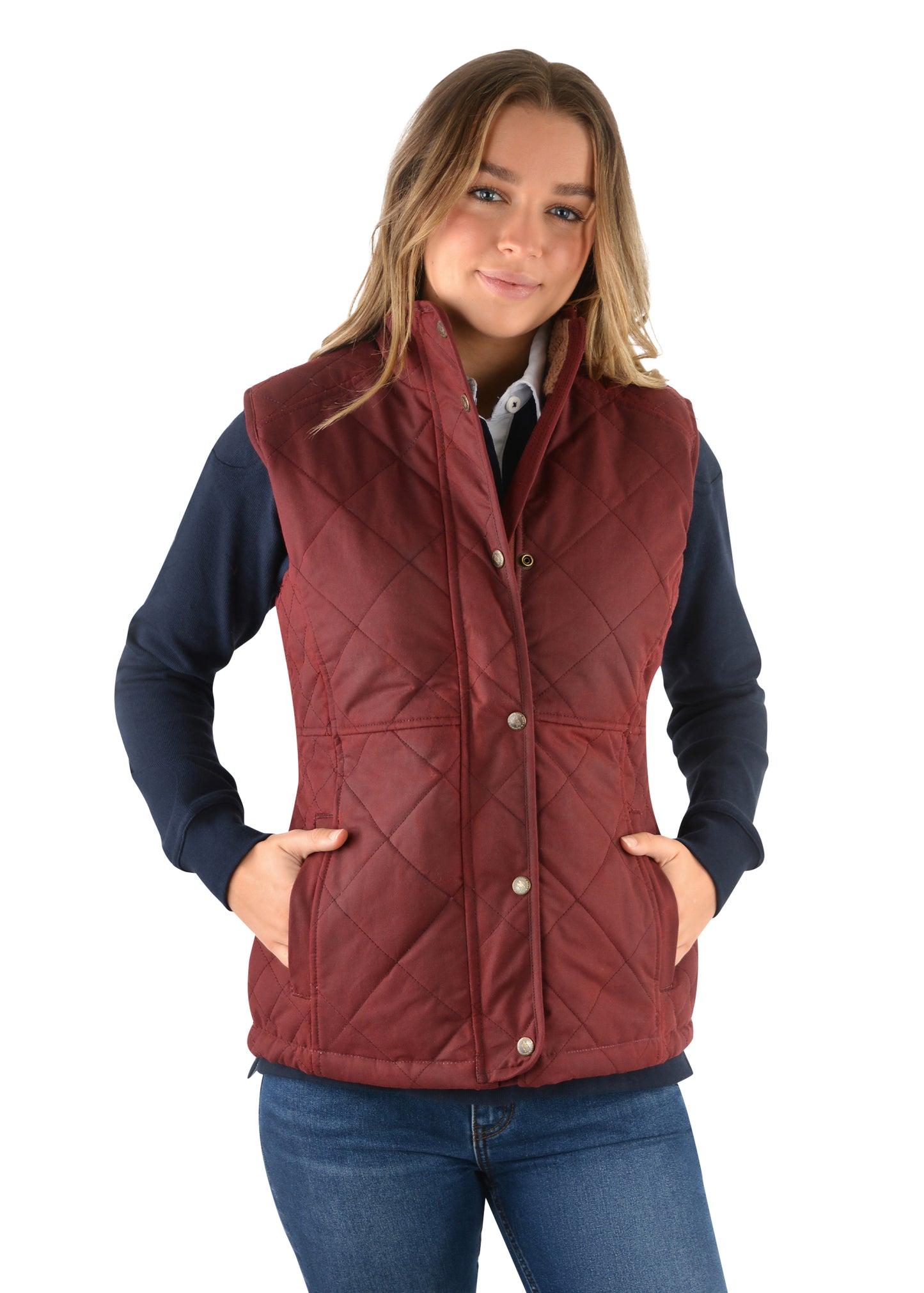 Thomas Cook Ladies HazelBrooke Oilskin Vest- T2W2620067