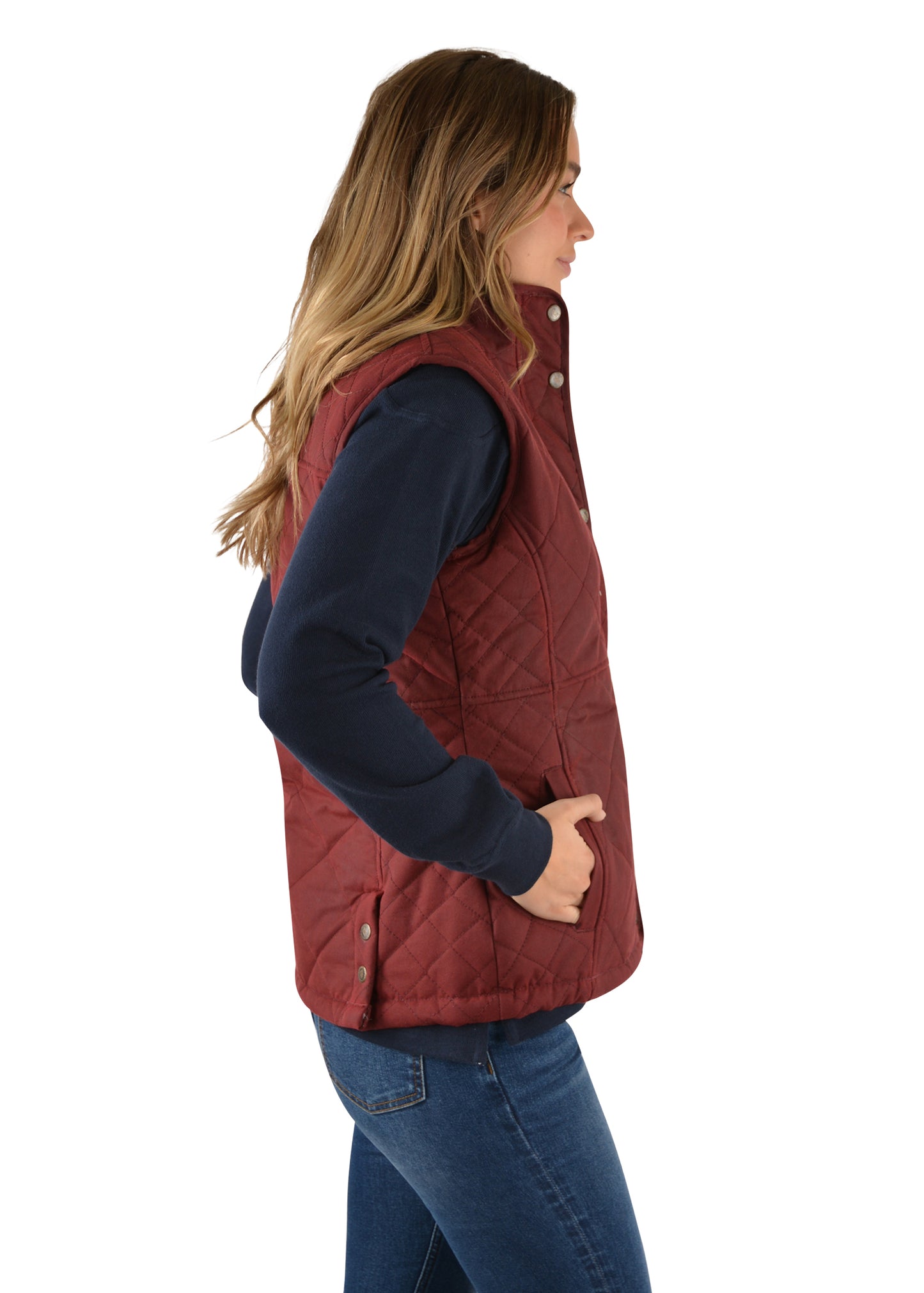 Thomas Cook Ladies HazelBrooke Oilskin Vest- T2W2620067