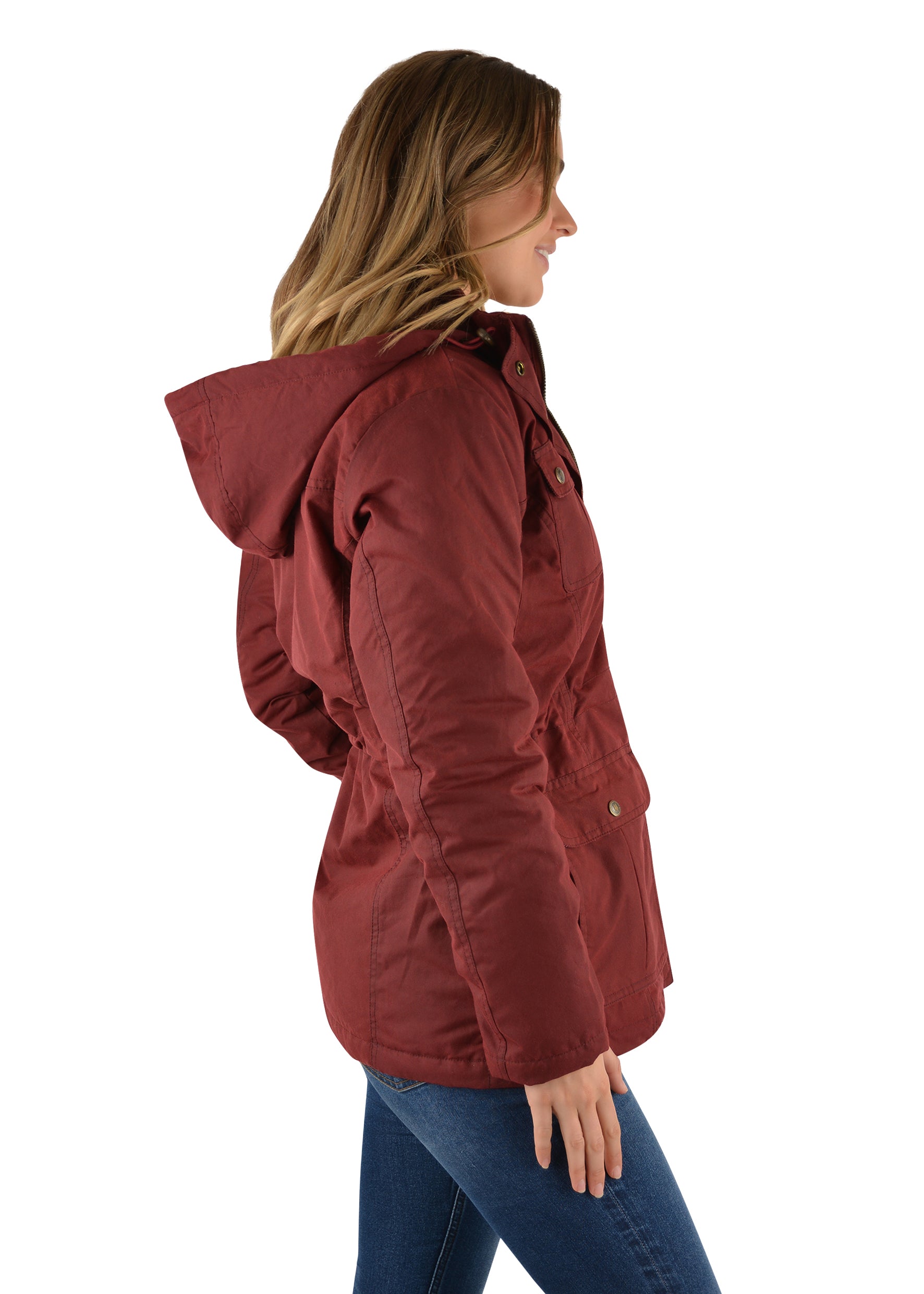 Ladies oilskin clearance jacket