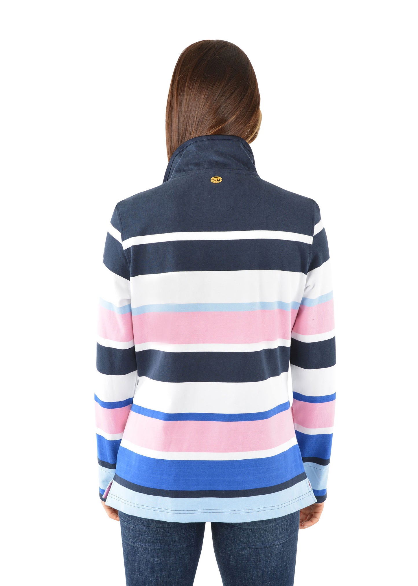 Thomas Cook Ladies Lydie Stripe Zip Rugby - T3W2527095 - ON SALE