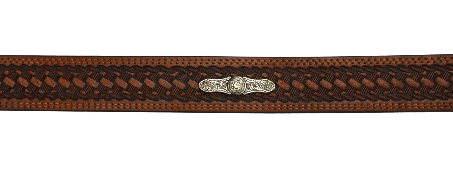 Wrangler Mens Flinders Belt - Chestnut