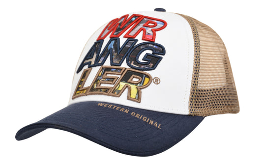 Wrangler Mens Troy Trucker Cap - Navy