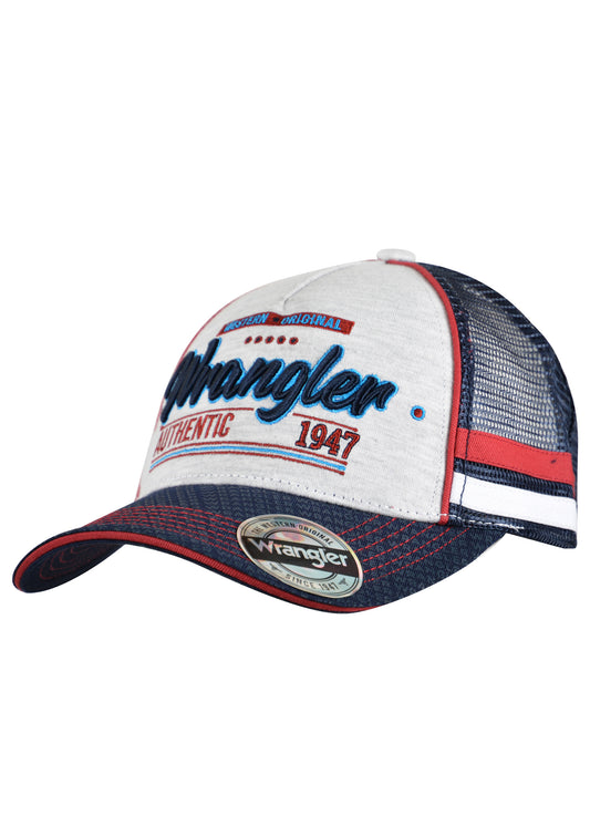 Wrangler Andrew Trucker Cap - Grey Marle - X2S1988CAP