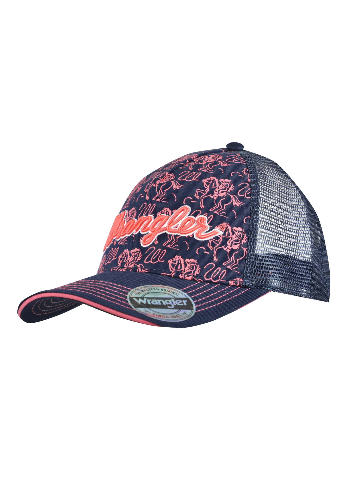 Wrangler Cowgirls Cap - Navy/Pink - X2S2923CAP