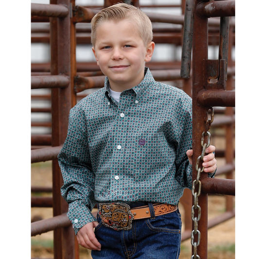 Cinch Toddler Long Sleeved Shirt - Green