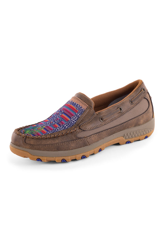 Twisted X Ladies Slip On Cactus Cellstretch Mocs - TCWXC0026