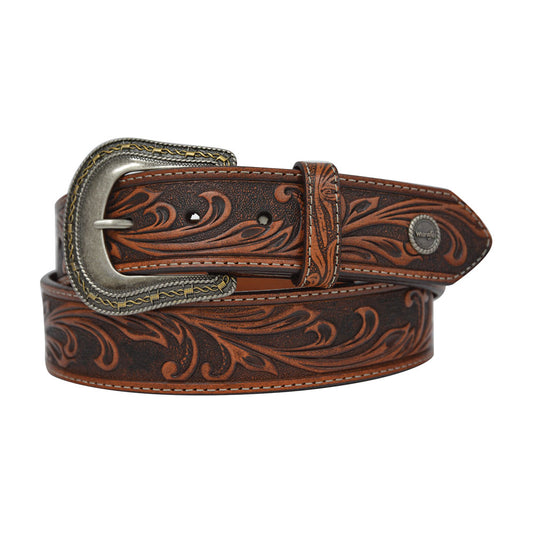 Wrangler Ladies Dusty Belt - Coffee/Chestnut